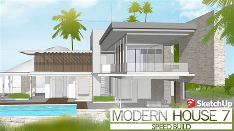 Modern House Sketchup Model - Savesave modern house with google sketchup for later.