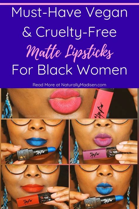 The Best Black-Owned Lipsticks for Women of Color | Naturally Madisen ...