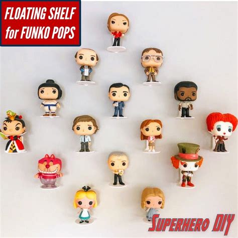 Superhero DIY® Funko Pop Floating Shelves for 4 Figures - Etsy