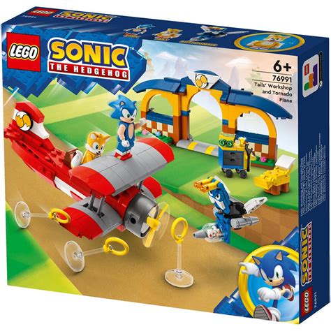 LEGO Sonic The Hedgehog Tails' Workshop and Tornado Plane Set 76991