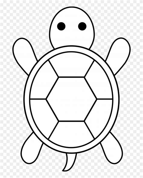 Images Of Easy Coloring Pages - Easy Cute Turtle Drawing Clipart (#4467346) - PinClipart