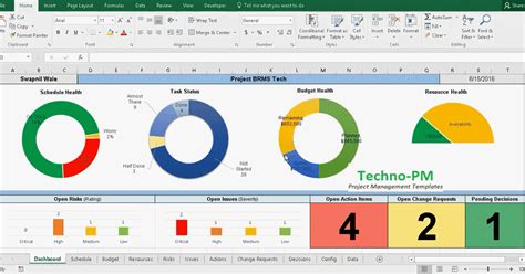 Project Tracking with Master Excel Project Manager | Project Management ...