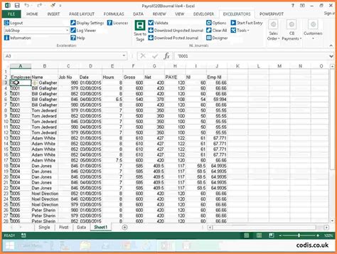 Payroll Spreadsheet Example pertaining to Payroll Sheet Sample Summary Template Excel ...