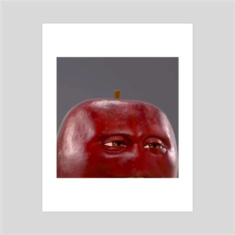 annoying orange meme apple , an art print by Neuljan Kore - INPRNT