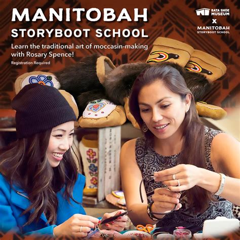 Moccasin Making Workshop with Manitobah Mukluk's Storyboot School, Bata Shoe Museum at Bata Shoe ...
