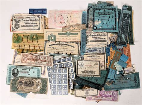 Revenue Stamp/tax Stamp Collection [176220] Auction