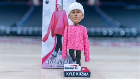 Kyle Kuzma's pink sweater bobblehead will immortalize memorable look - The Washington Post