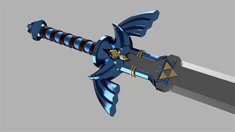 Master sword 3D model 3D printable | CGTrader