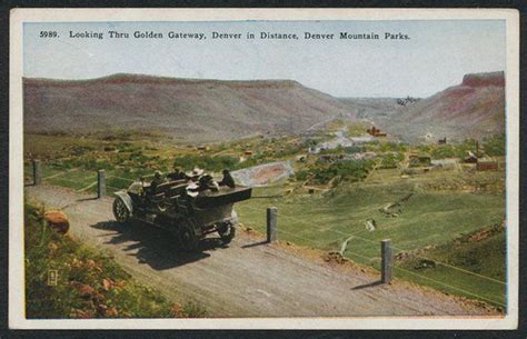 Colorado Postcard Vintage Color Post Card Looking Through | Denver ...