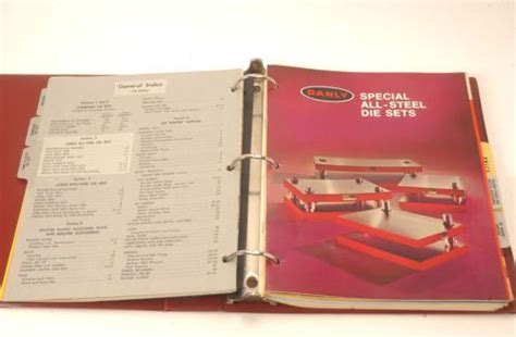 Vintage Danly Die Sets Supply Catalog - Diemaker's Supply – TZSupplies.com