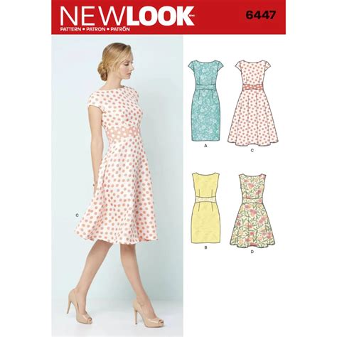 Buy New Look Women's Dress Sewing Pattern 6447 for GBP 9.50 ...