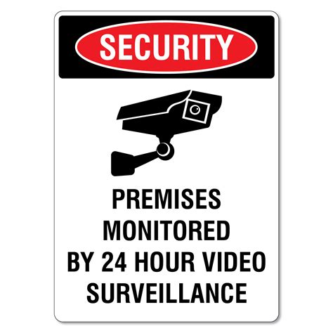 Surveillance Signs Printable