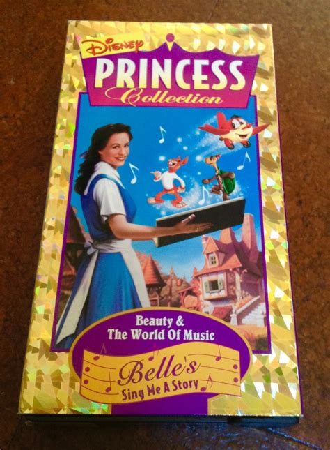 Disney's Princess Collection, Belle's Sing me a story VHS Video Tape ...