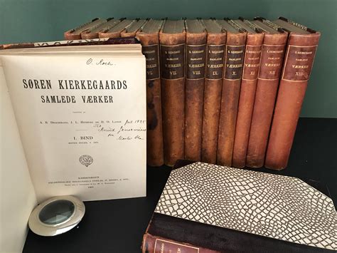 Soren Kierkegaard's Samlede Vaerker (14 VOLUMES - COMPLETE WORKS - FIRST EDITION in a FINE ...