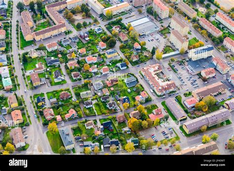 Aerial view of buildings Stock Photo - Alamy