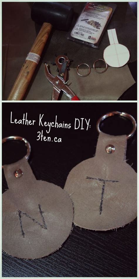 Project: DIY Leather Keychain — 3ten — a lifestyle blog