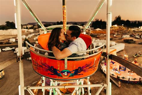 Fair Engagement Photos, Ferris wheel, Fun Fair Couples Session | Fair pictures, Carnival ...