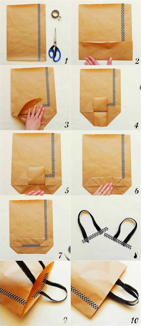 Bo3mia: Packaging Chronicles: DIY Paper Gift Bag | Papiertüten basteln, Papiertüten, Papiergeschenke