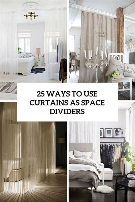 How To Use Curtains As A Room Divider In Bedrooms | www ...