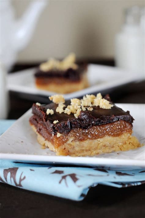 Convenience Store Living {Recipe: Homemade Twix Caramel Cookie Bars} - Dine and Dish