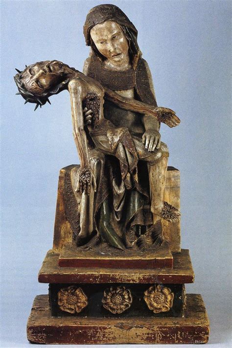 The Röttgen Pietà, a 14th century German sculpture that showcases ...