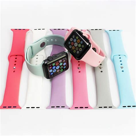 Apple Watch Silicone Band | 21 Colors | Free Shipping | Apple watch silicone band, Apple watch ...