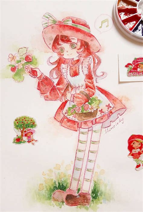 Strawberry shortcake by Shimelody on DeviantArt | Desenho moranguinho, Fadas vintage, Wallpaper ...