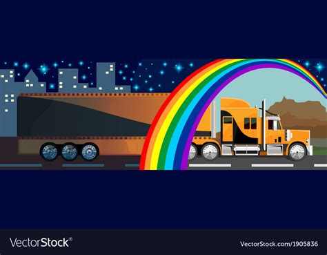 Lorry Royalty Free Vector Image - VectorStock