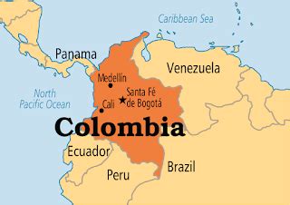 COLOMBIA - MAPAS GEOGRÁFICOS DE COLOMBIA