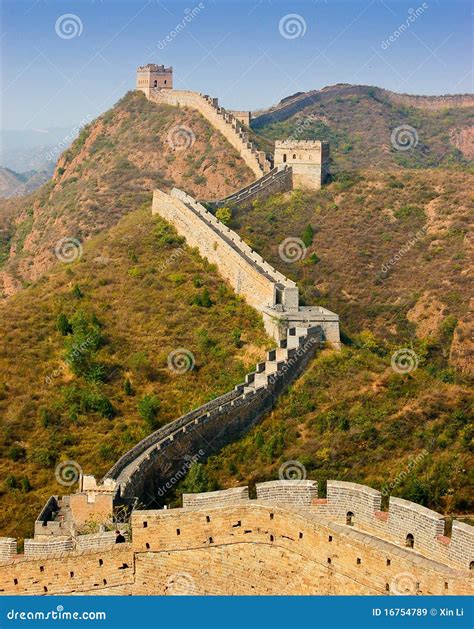 Jinshanling Great Wall stock image. Image of china, greatwall - 16754789