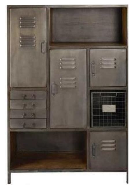 Industrial Cabinet Vintage Industrial Cabinet For Living Room || Rural Handmade-Redefine Supply ...