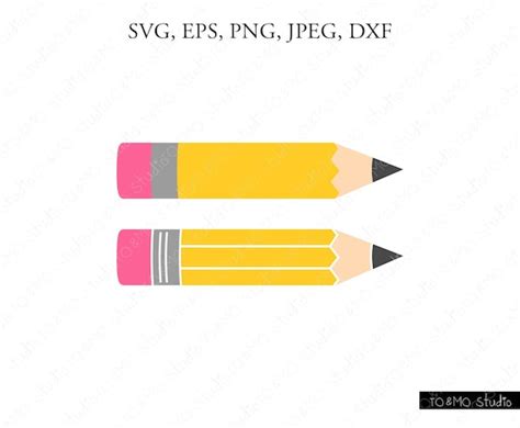 Pencil SVG Pencil Monogram Svg School Svg Teacher Svg - Etsy