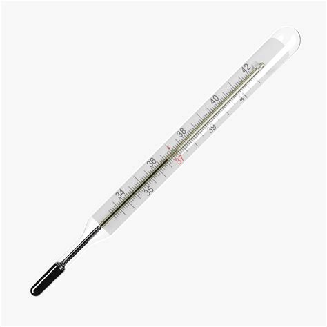 Medical mercury thermometer model - TurboSquid 1266088