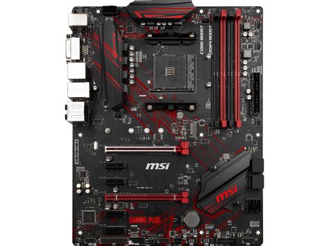 MSI PERFORMANCE GAMING B450 GAMING PLUS AM4 ATX AMD Motherboard ...