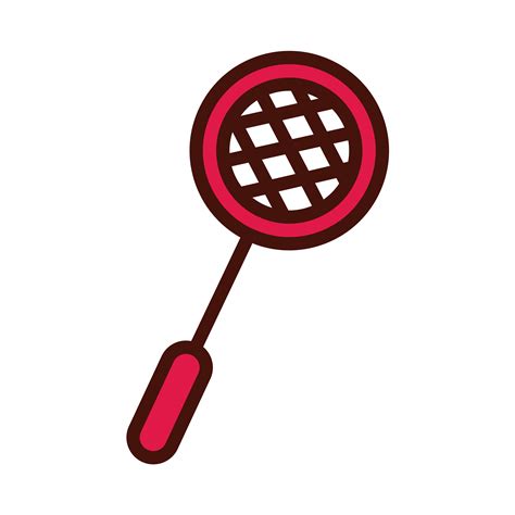 sport badminton racket line and fill icon 2567032 Vector Art at Vecteezy