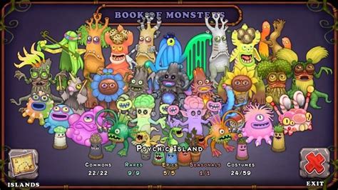 My Singing Monsters (MSM) Psychic Island Breeding Chart Guide - Games ...