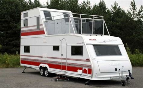 Two Story RV: A Travel Trailer with 2 Floors and Walk Out Balcony