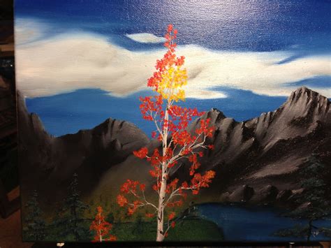 Colorado flag art. Oil painting. Colorado art. Aspens in the Mountains ...