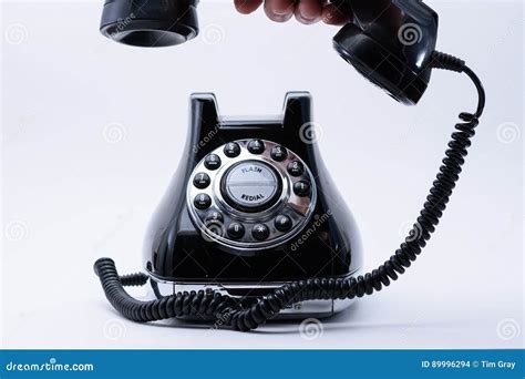 Hanging up the telephone stock photo. Image of number - 89996294