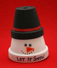 Clay Pot Snowman Craft | All Kids Network