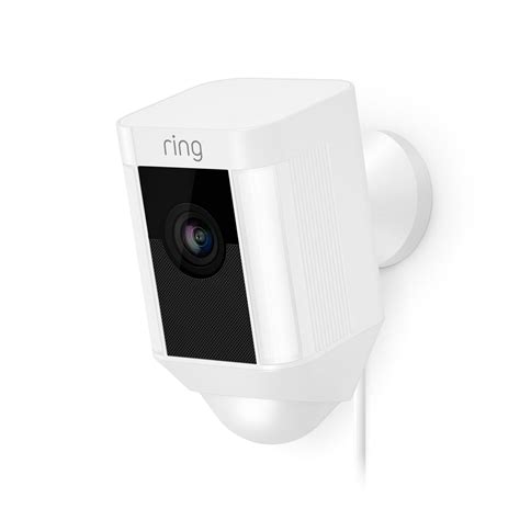 Ring Spotlight Cam Wired Digital Wireless Outdoor Security Camera with Night Vision at Lowes.com