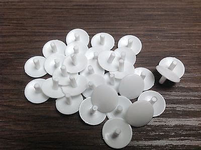 30 Pcs WHITE Plastic Screw Cover Cap Stemfix suit Head hole Screws | eBay