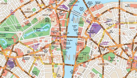 London Large Base map @10,000 scale in Illustrator CS format