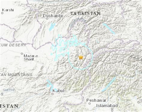 Strong M6.5 earthquake strikes Afghanistan - Tremors felt in Pakistan ...