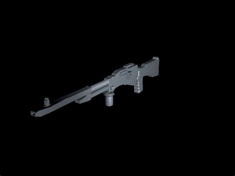 3d hotchkiss gun model