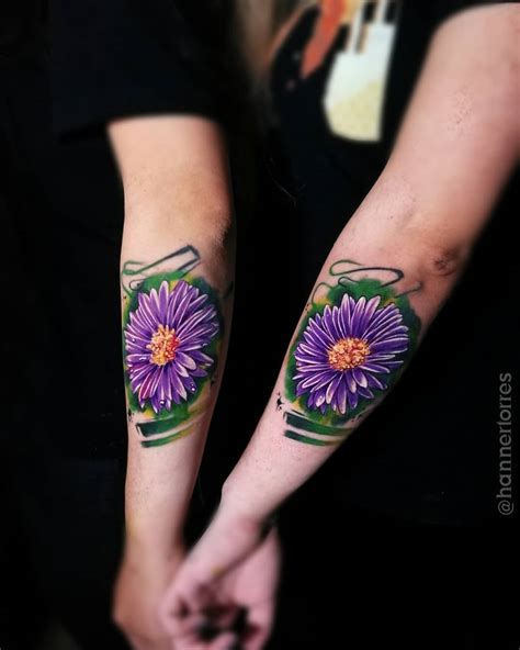 Top 101 + Aster flower tattoo drawing - Spcminer.com