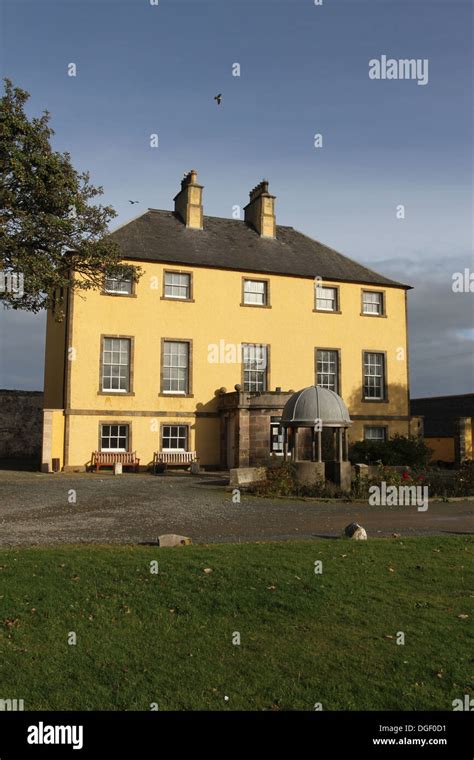 Exterior of the Mansion house known as Banff Castle Scotland October ...