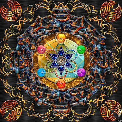 Metatrons cube Digital Art by Darold Hopen | Fine Art America