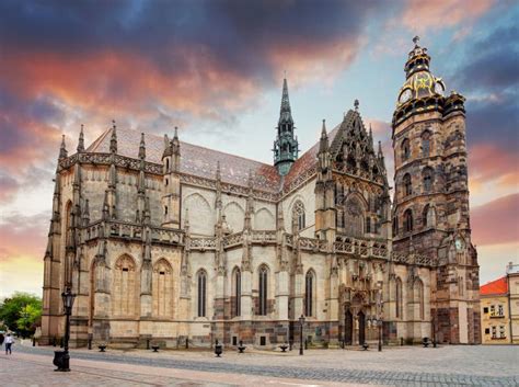 Kosice, Cathedral of St. Elizabeth, Slovakia Stock Image - Image of ...