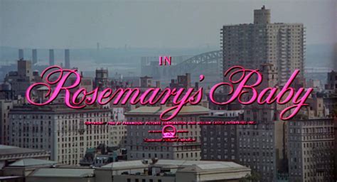 Rosemary's Baby (1968) — Art of the Title